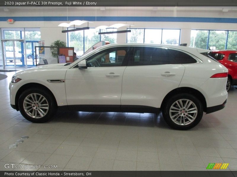 Fuji White / Ebony 2020 Jaguar F-PACE 30t Prestige