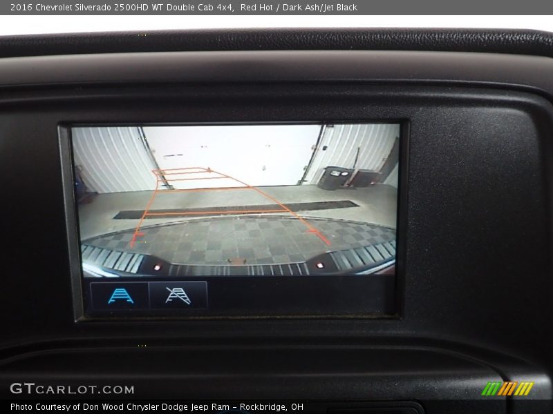 Red Hot / Dark Ash/Jet Black 2016 Chevrolet Silverado 2500HD WT Double Cab 4x4