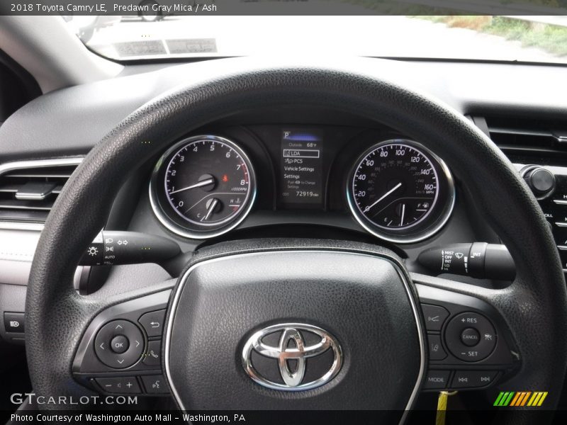 Predawn Gray Mica / Ash 2018 Toyota Camry LE