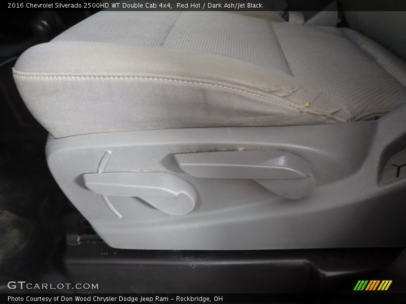 Red Hot / Dark Ash/Jet Black 2016 Chevrolet Silverado 2500HD WT Double Cab 4x4