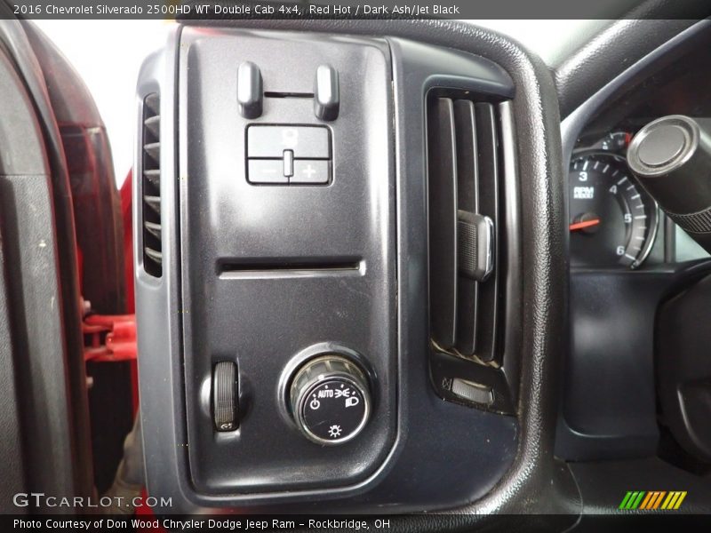Controls of 2016 Silverado 2500HD WT Double Cab 4x4