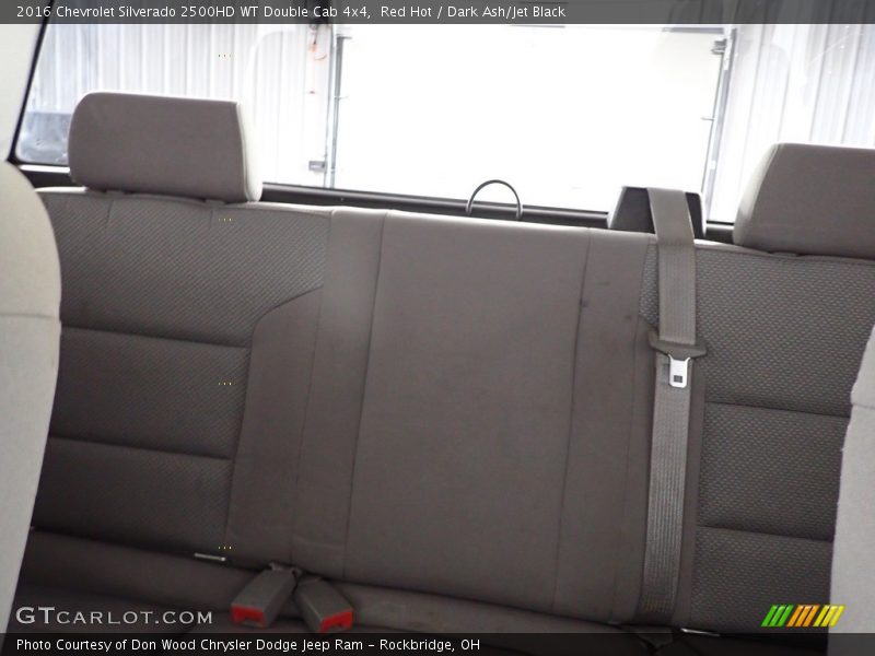 Red Hot / Dark Ash/Jet Black 2016 Chevrolet Silverado 2500HD WT Double Cab 4x4