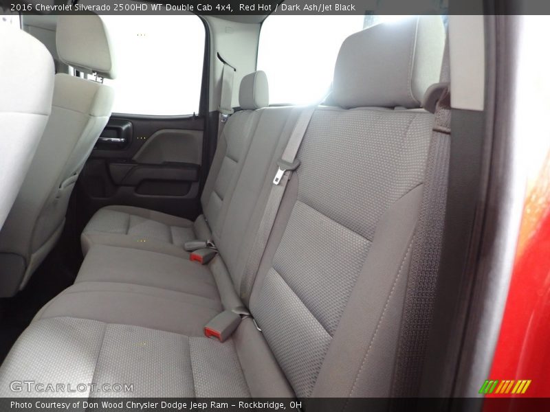 Rear Seat of 2016 Silverado 2500HD WT Double Cab 4x4
