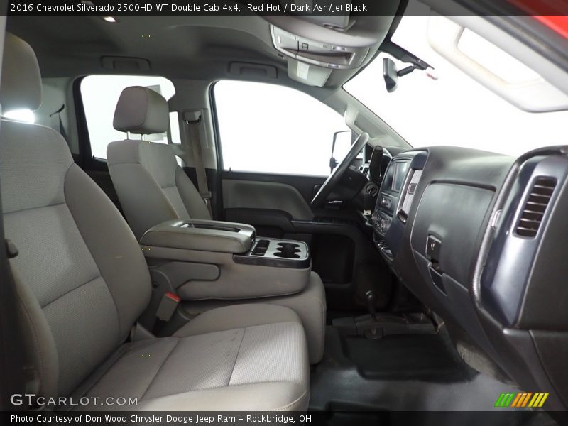 Red Hot / Dark Ash/Jet Black 2016 Chevrolet Silverado 2500HD WT Double Cab 4x4