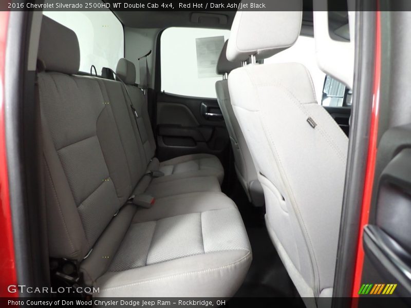 Rear Seat of 2016 Silverado 2500HD WT Double Cab 4x4