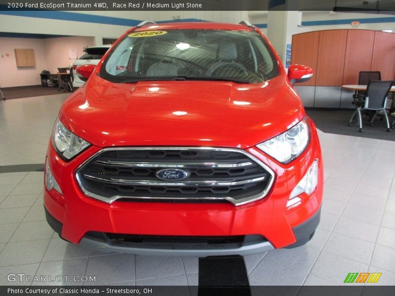 Race Red / Medium Light Stone 2020 Ford EcoSport Titanium 4WD