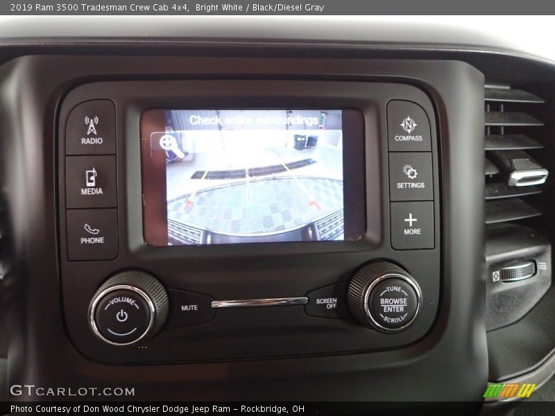 Bright White / Black/Diesel Gray 2019 Ram 3500 Tradesman Crew Cab 4x4