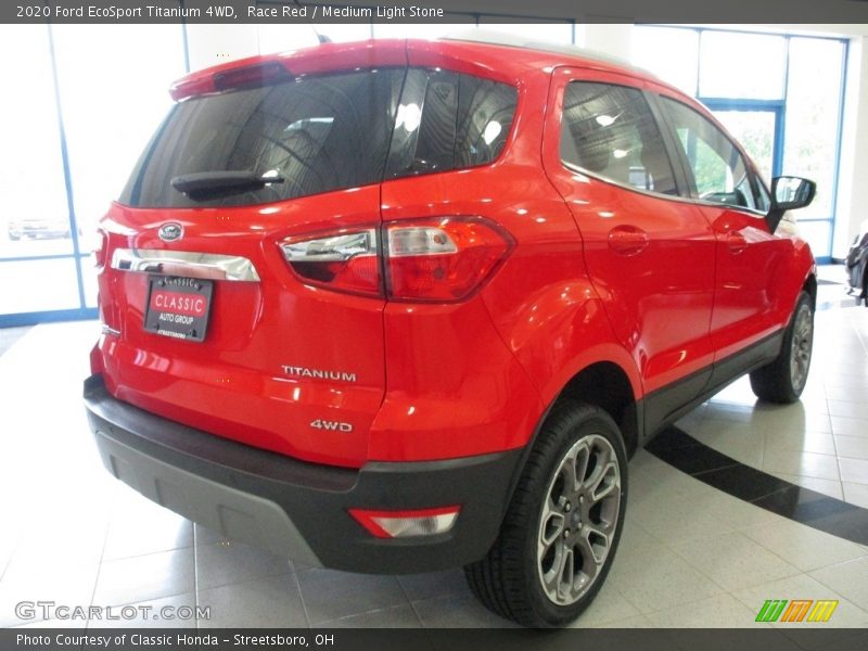 Race Red / Medium Light Stone 2020 Ford EcoSport Titanium 4WD