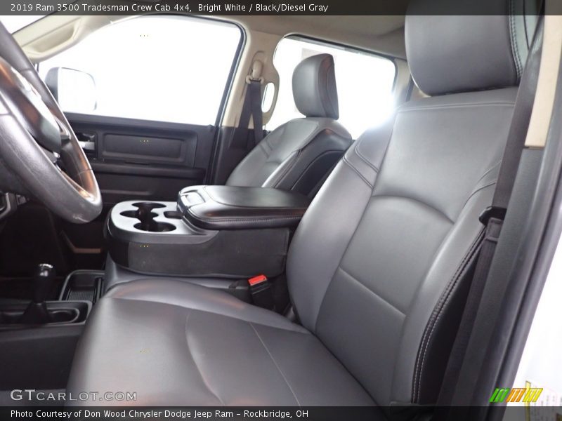 Front Seat of 2019 3500 Tradesman Crew Cab 4x4