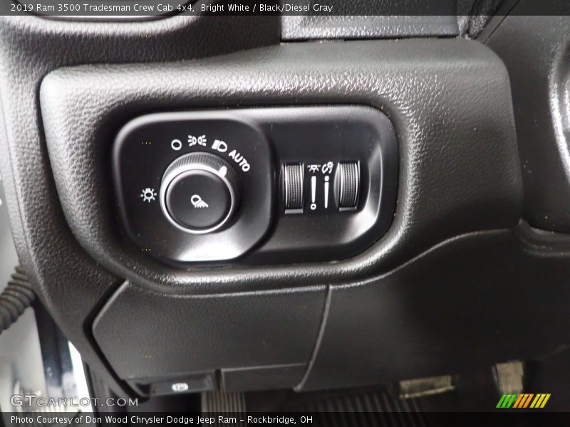 Controls of 2019 3500 Tradesman Crew Cab 4x4