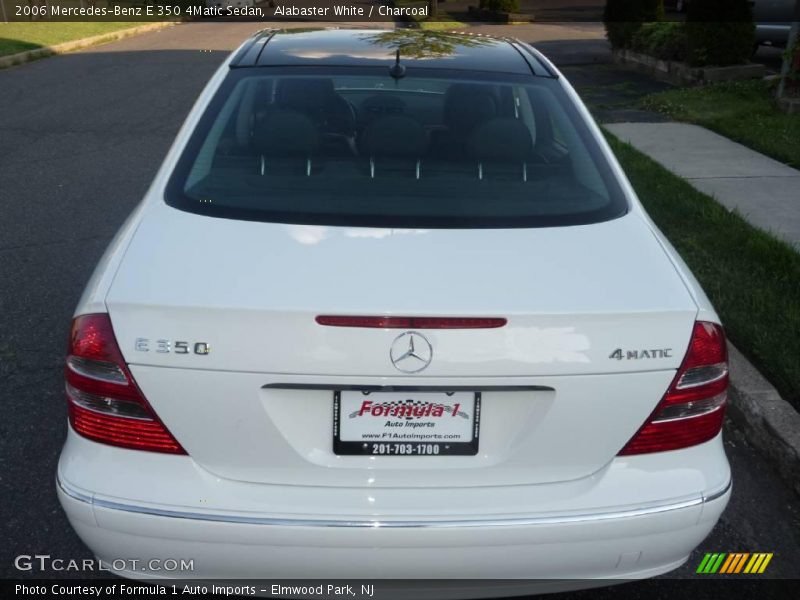 Alabaster White / Charcoal 2006 Mercedes-Benz E 350 4Matic Sedan
