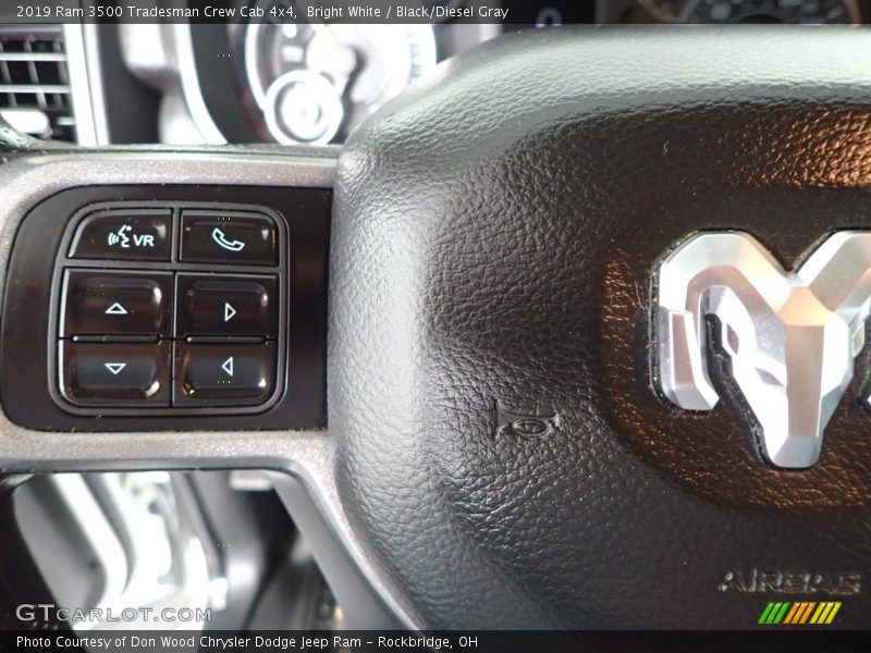  2019 3500 Tradesman Crew Cab 4x4 Steering Wheel
