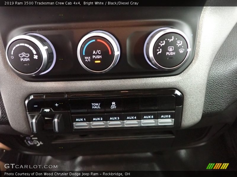 Controls of 2019 3500 Tradesman Crew Cab 4x4