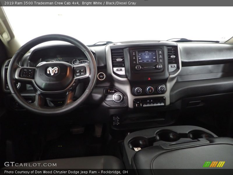 Dashboard of 2019 3500 Tradesman Crew Cab 4x4