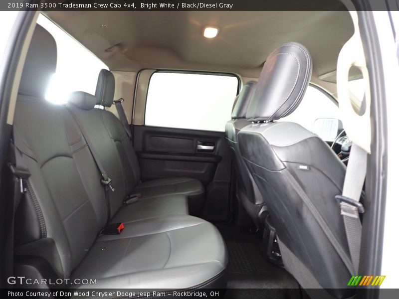 Rear Seat of 2019 3500 Tradesman Crew Cab 4x4