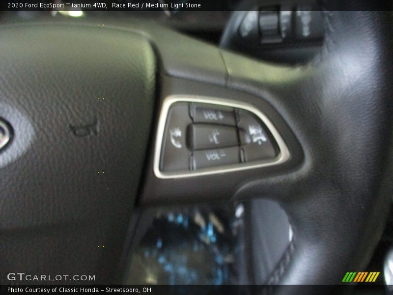 Race Red / Medium Light Stone 2020 Ford EcoSport Titanium 4WD