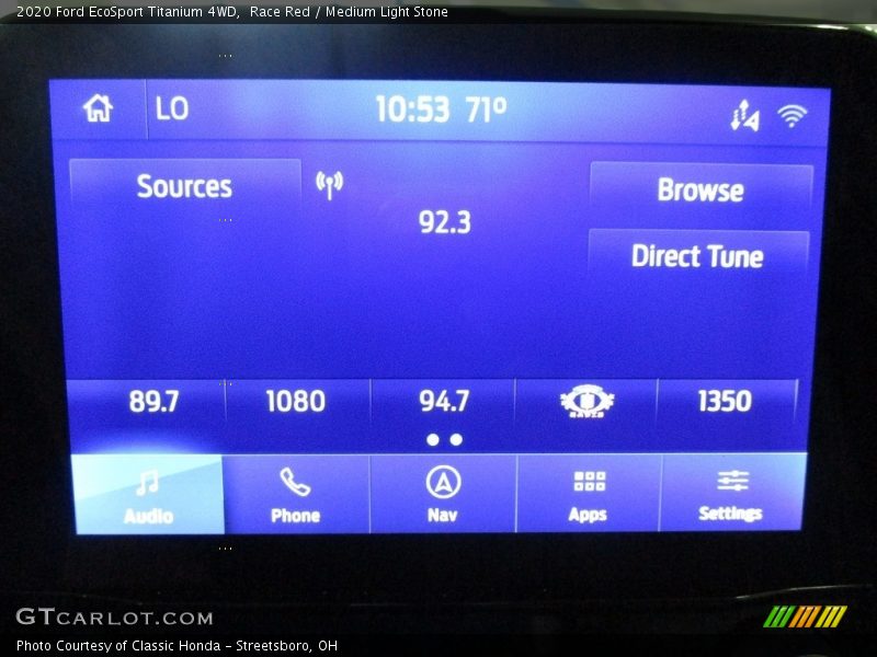 Race Red / Medium Light Stone 2020 Ford EcoSport Titanium 4WD