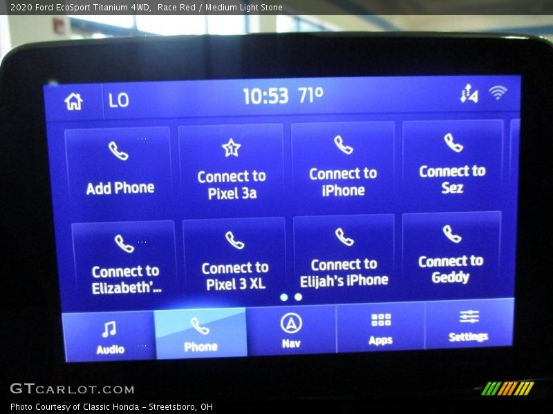 Race Red / Medium Light Stone 2020 Ford EcoSport Titanium 4WD