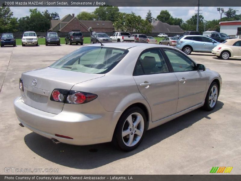 Smokestone / Beige 2008 Mazda MAZDA6 i Sport Sedan