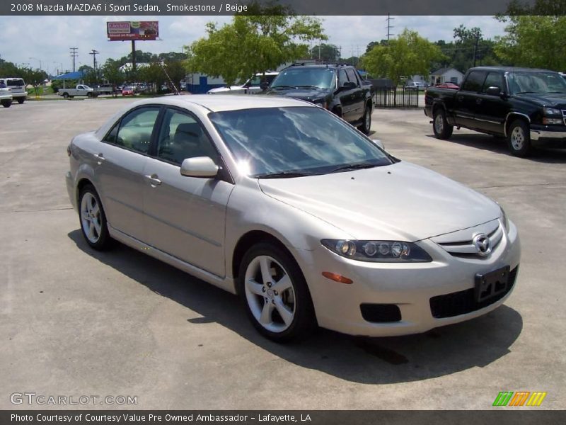 Smokestone / Beige 2008 Mazda MAZDA6 i Sport Sedan