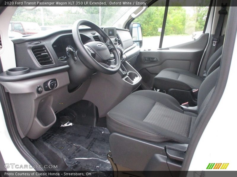 Front Seat of 2020 Transit Passenger Wagon XLT 350 LR Extended