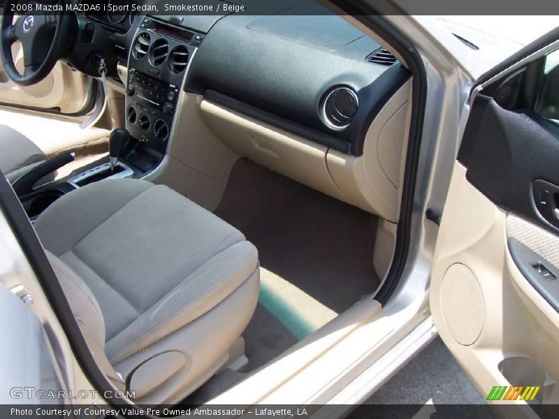 Smokestone / Beige 2008 Mazda MAZDA6 i Sport Sedan