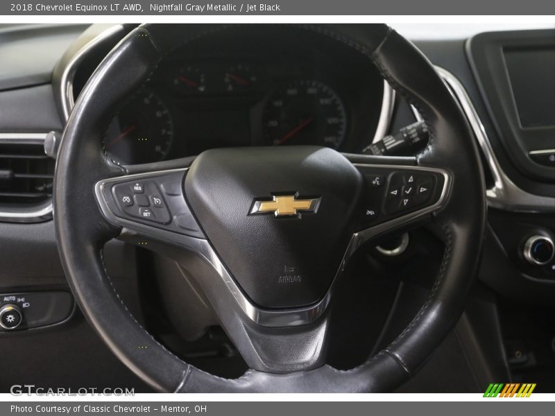 Nightfall Gray Metallic / Jet Black 2018 Chevrolet Equinox LT AWD