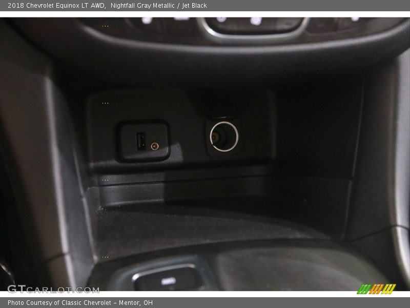 Nightfall Gray Metallic / Jet Black 2018 Chevrolet Equinox LT AWD