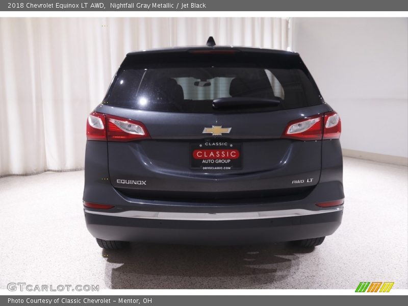 Nightfall Gray Metallic / Jet Black 2018 Chevrolet Equinox LT AWD