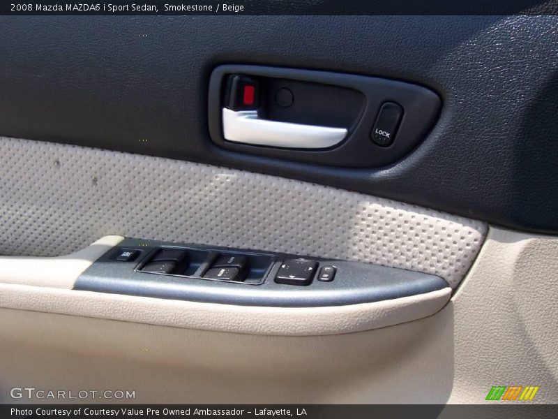 Smokestone / Beige 2008 Mazda MAZDA6 i Sport Sedan