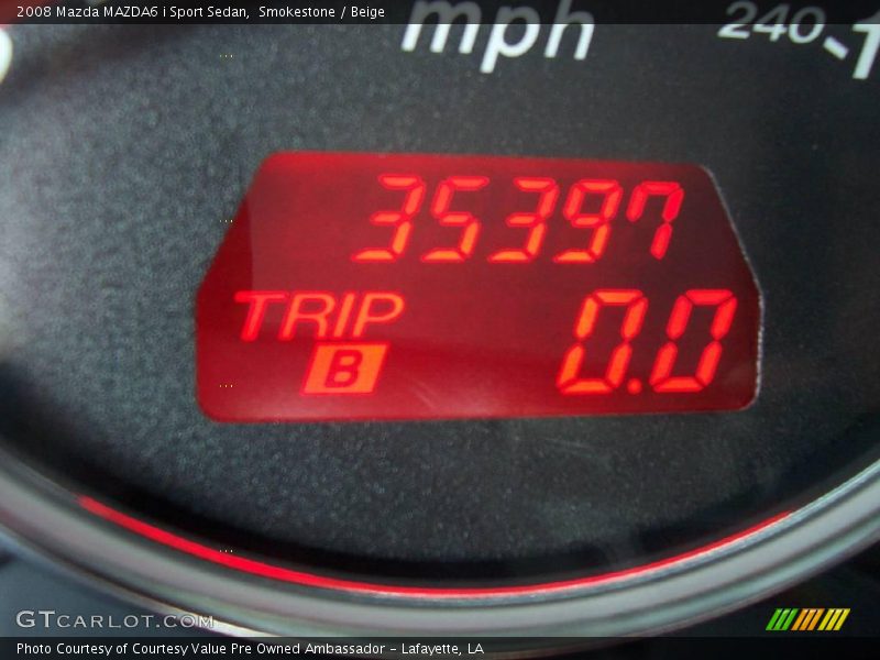 Smokestone / Beige 2008 Mazda MAZDA6 i Sport Sedan