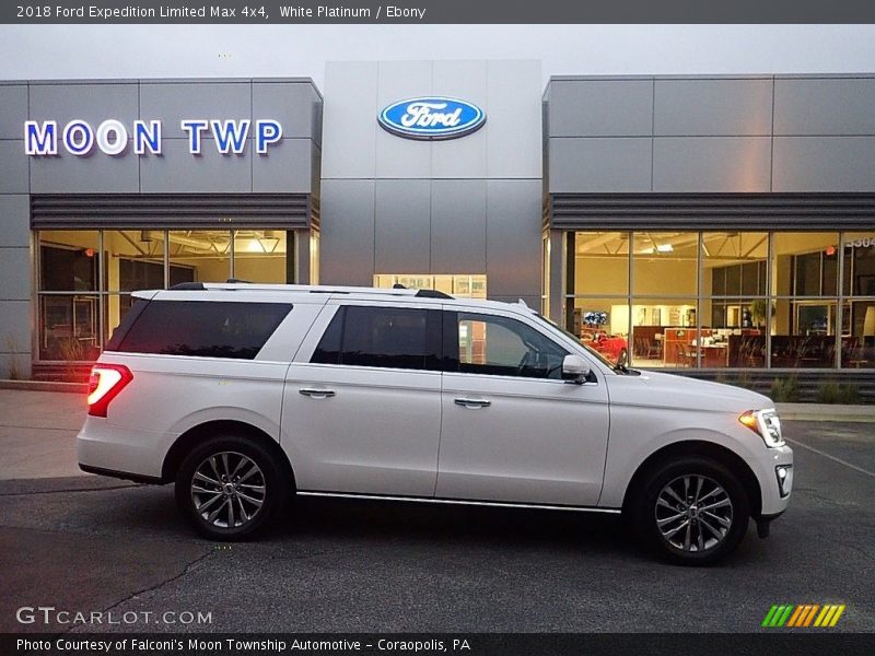 White Platinum / Ebony 2018 Ford Expedition Limited Max 4x4