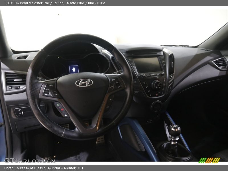 Dashboard of 2016 Veloster Rally Edition