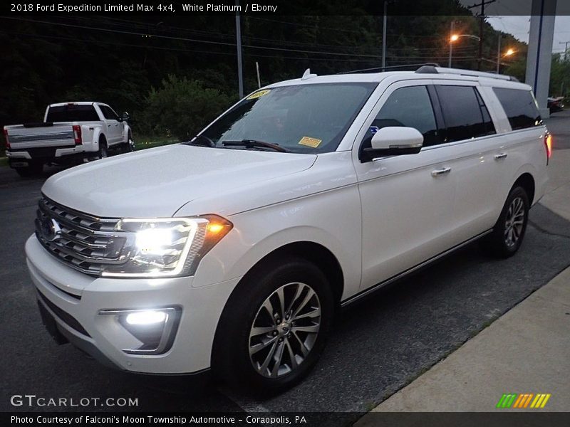 White Platinum / Ebony 2018 Ford Expedition Limited Max 4x4