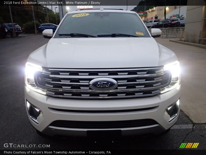 White Platinum / Ebony 2018 Ford Expedition Limited Max 4x4