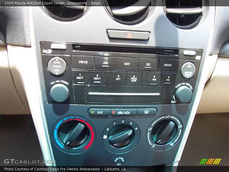 Smokestone / Beige 2008 Mazda MAZDA6 i Sport Sedan