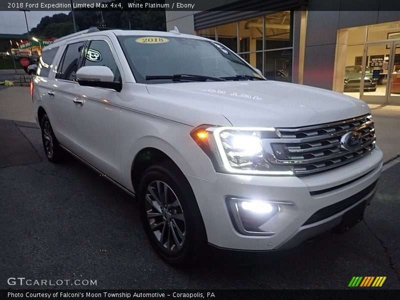 White Platinum / Ebony 2018 Ford Expedition Limited Max 4x4