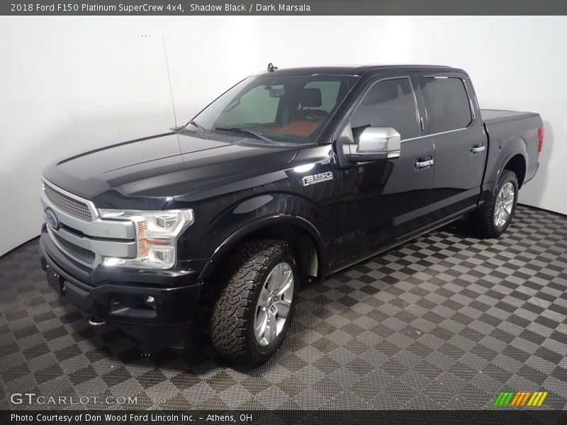 Shadow Black / Dark Marsala 2018 Ford F150 Platinum SuperCrew 4x4