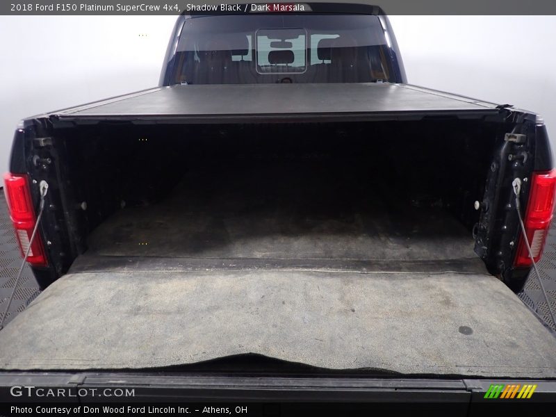 Shadow Black / Dark Marsala 2018 Ford F150 Platinum SuperCrew 4x4
