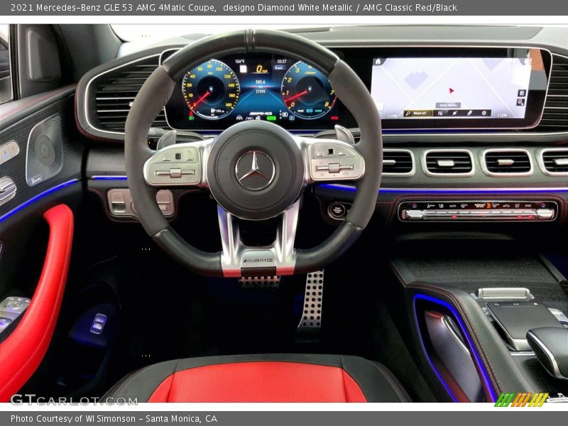Dashboard of 2021 GLE 53 AMG 4Matic Coupe