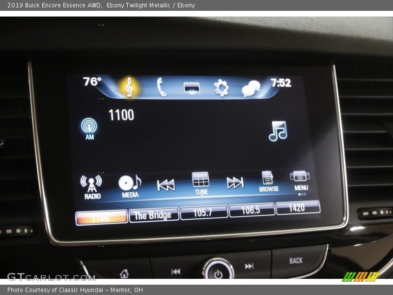 Ebony Twilight Metallic / Ebony 2019 Buick Encore Essence AWD