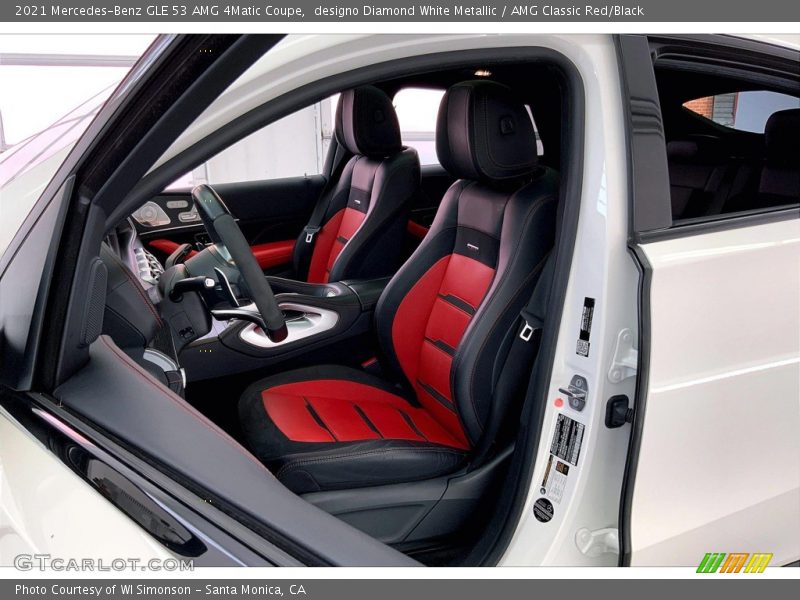 Front Seat of 2021 GLE 53 AMG 4Matic Coupe