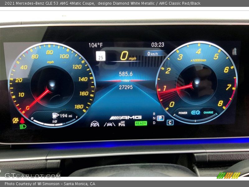  2021 GLE 53 AMG 4Matic Coupe 53 AMG 4Matic Coupe Gauges