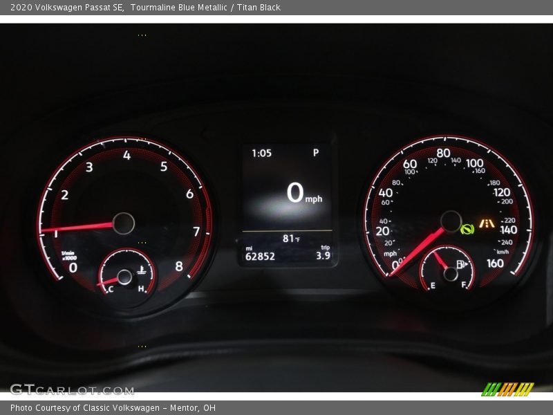  2020 Passat SE SE Gauges