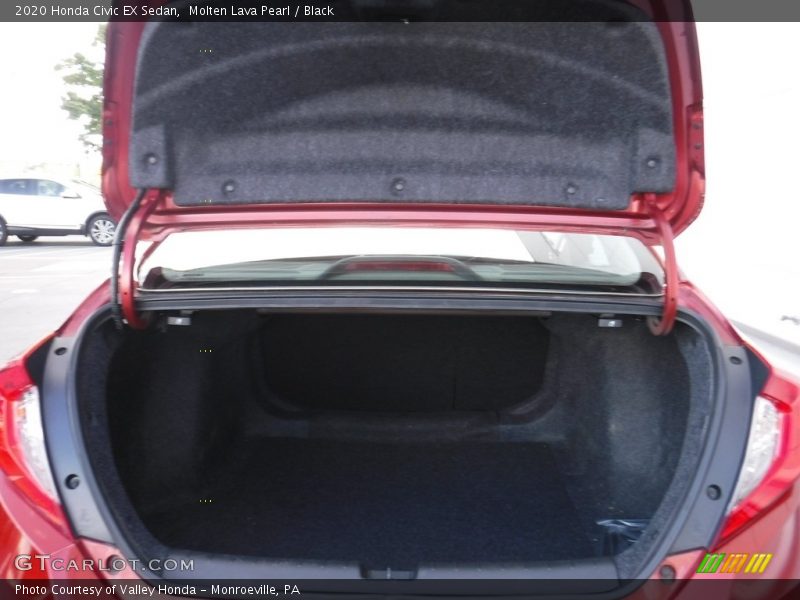 Molten Lava Pearl / Black 2020 Honda Civic EX Sedan
