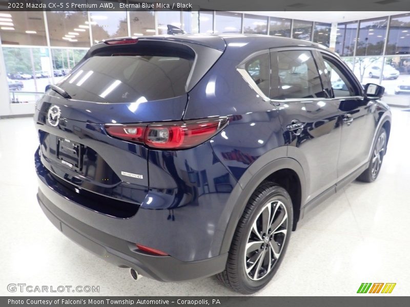 Eternal Blue Mica / Black 2022 Mazda CX-5 S Premium AWD