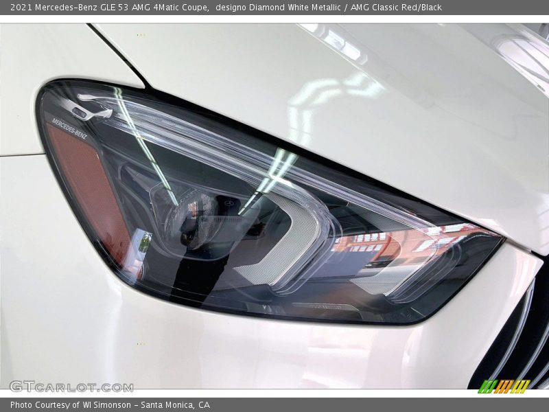 designo Diamond White Metallic / AMG Classic Red/Black 2021 Mercedes-Benz GLE 53 AMG 4Matic Coupe