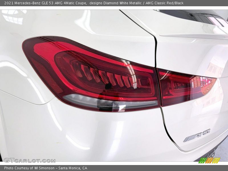 designo Diamond White Metallic / AMG Classic Red/Black 2021 Mercedes-Benz GLE 53 AMG 4Matic Coupe