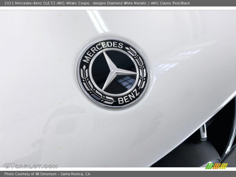 designo Diamond White Metallic / AMG Classic Red/Black 2021 Mercedes-Benz GLE 53 AMG 4Matic Coupe