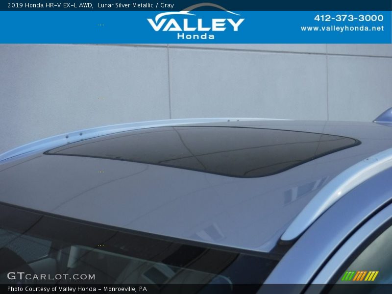 Lunar Silver Metallic / Gray 2019 Honda HR-V EX-L AWD